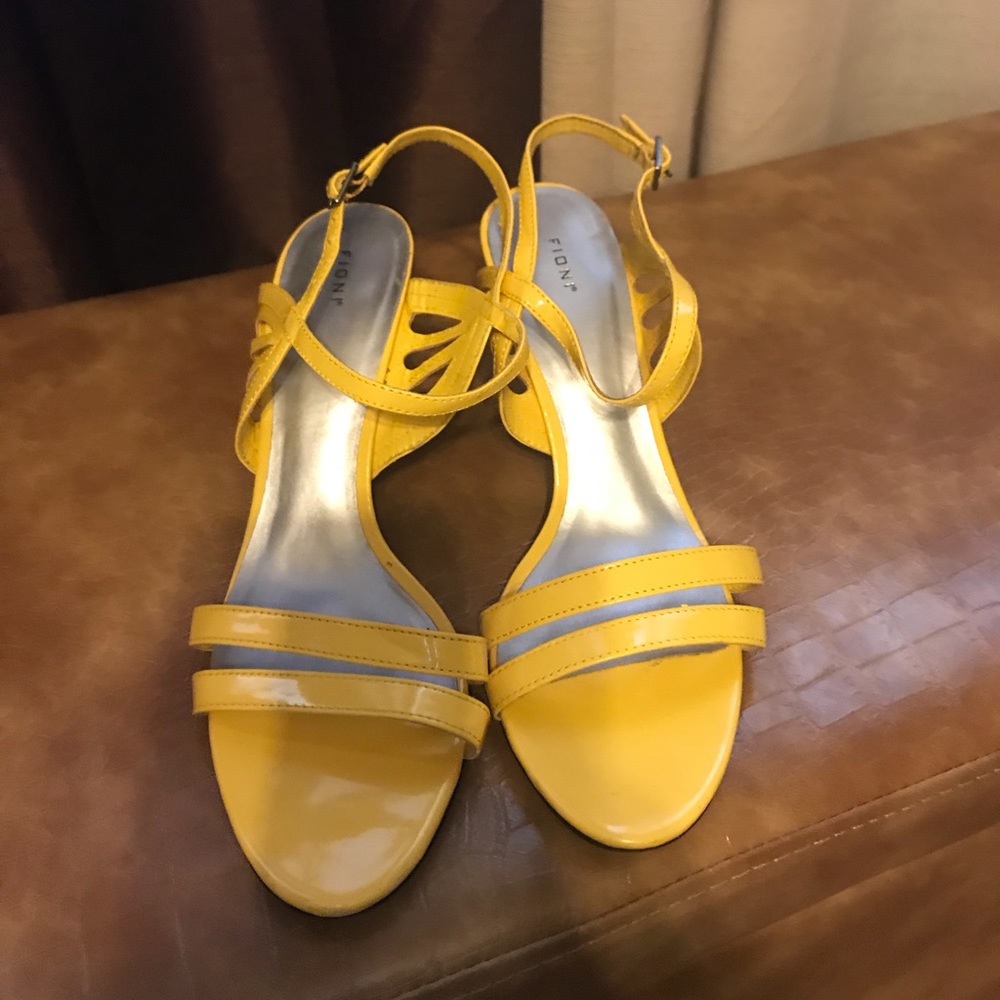 Yellow heels